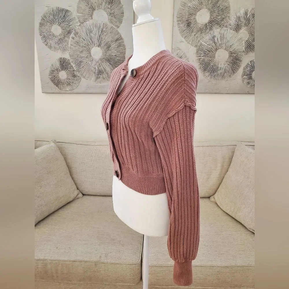 💗 FREE PEOPLE 💗 'All Yours' Cropped Dolman Sleeve Cardigan - [Size XS]